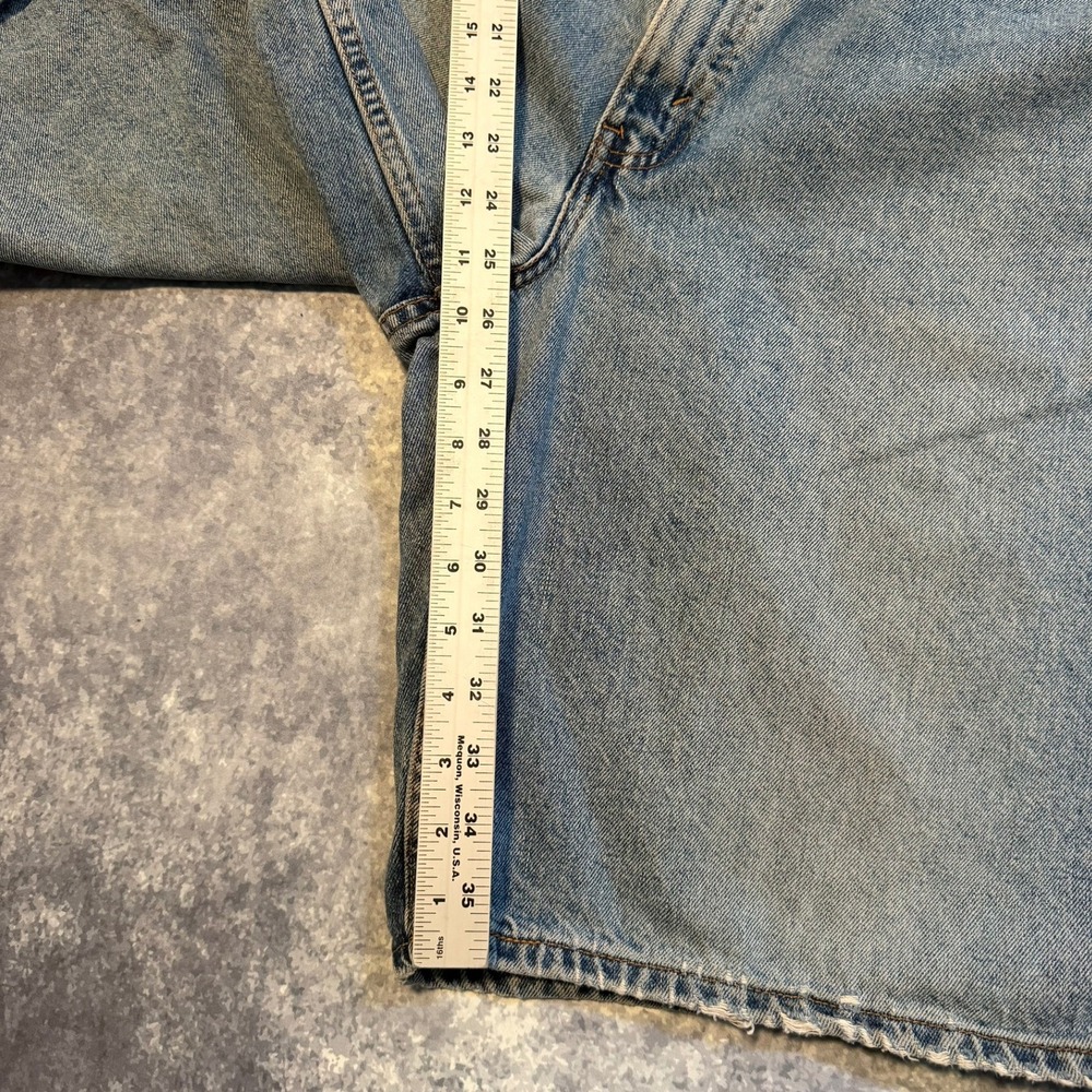 Vintage Levi's 560 Mens =Relaxed Fit Denim Jean‎ Shorts Size 40 Blue Light Wash - Picture 7 of 10